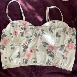 floral crop top
